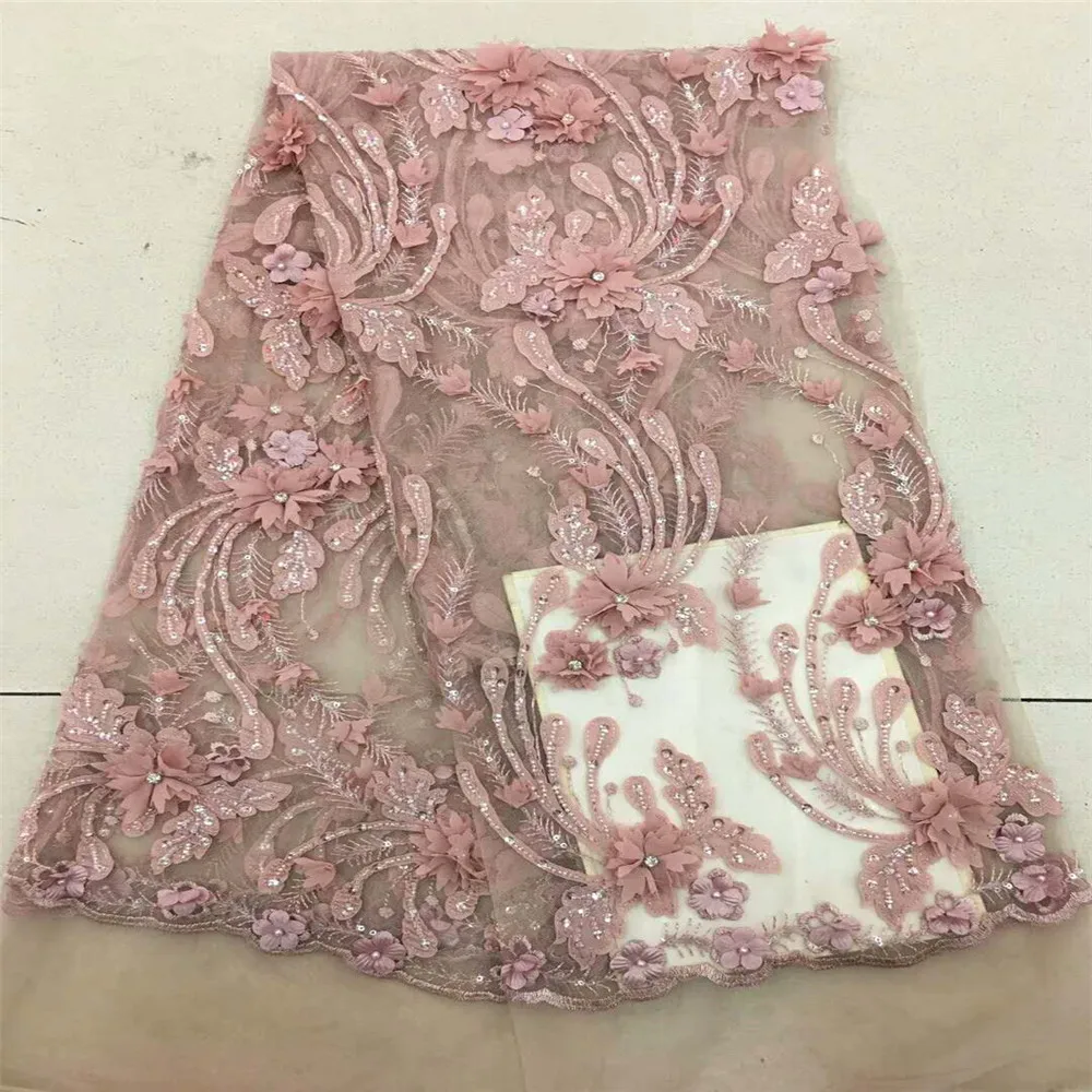 Нигерийская кружевная ткань 2018 высокое качество кружева красные французские