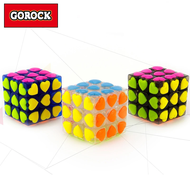 Конкурс Скорость 3x3x3 куб Волшебные кубики Профессиональный головоломки в форме