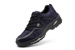 Строительные мужские уличные ботинки со стальным носком, большие размеры, мужские ботинки для работы, камуфляжная защитная обувь с защитой от проколов, дышащая обувь