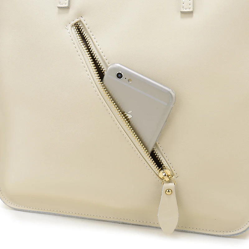 Женская сумка тоут из натуральной кожи на цепочке|handbag white|gold handbagshoulder handbags |