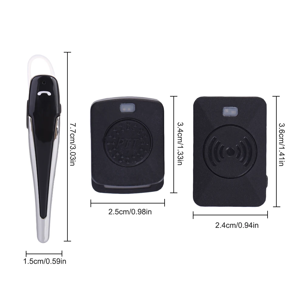 Bluetooth 4,0 Беспроводная гарнитура K типа Hands-free наушники для Baofeng Kenwood HYT Wouxun двухстороннее радио
