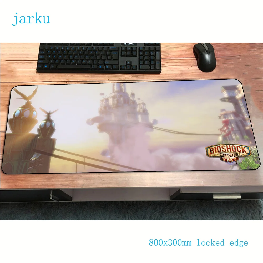 Коврик для мыши bioshock gamer 3d 800x300x2 мм коврик notbook игровой большой офисный PC