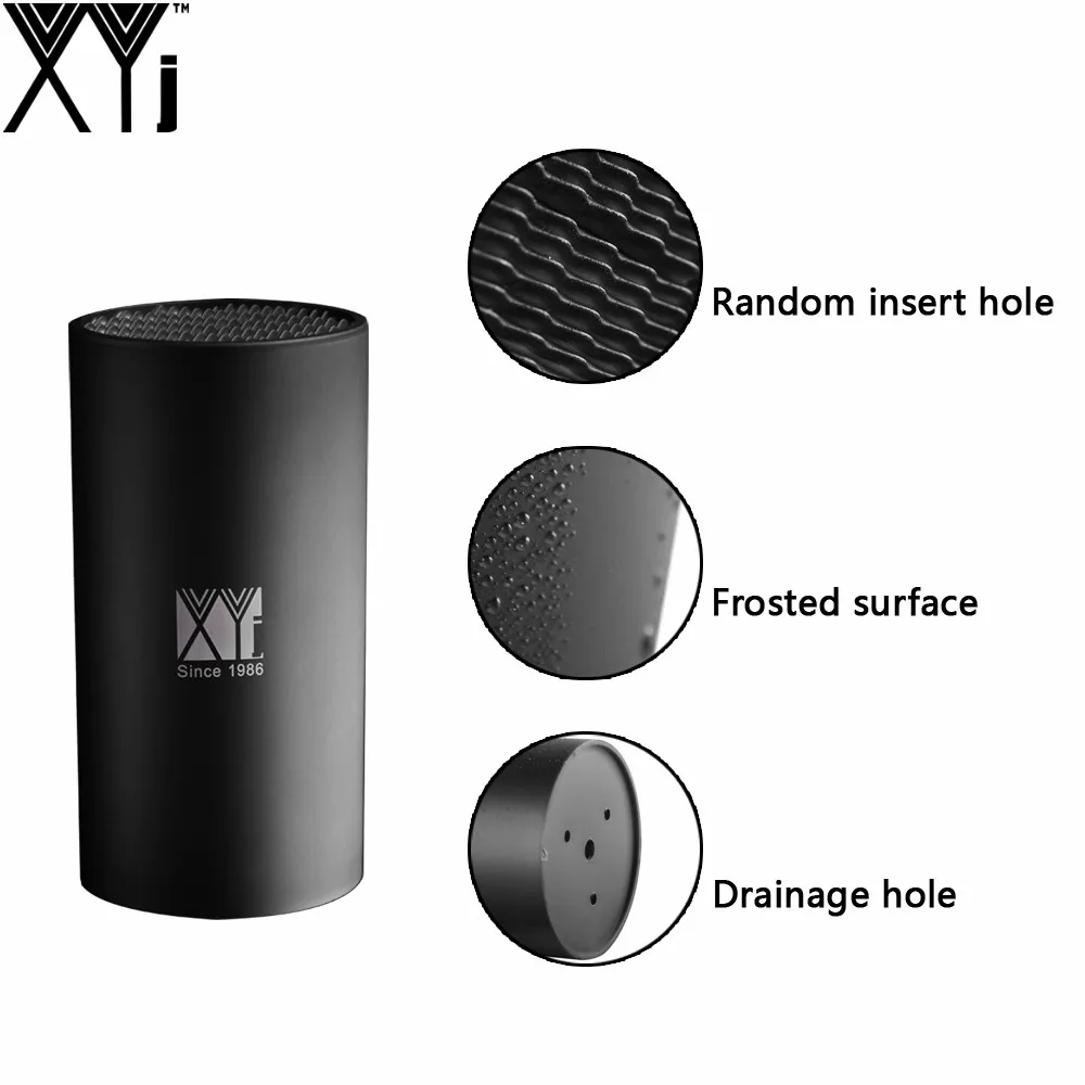 XYj 8 Inch TPR+PP Knife Stand Random Insert Block Used For Both Ceramic &amp Metal Cooking Tools Large Capacity Hot Selling | Дом и сад
