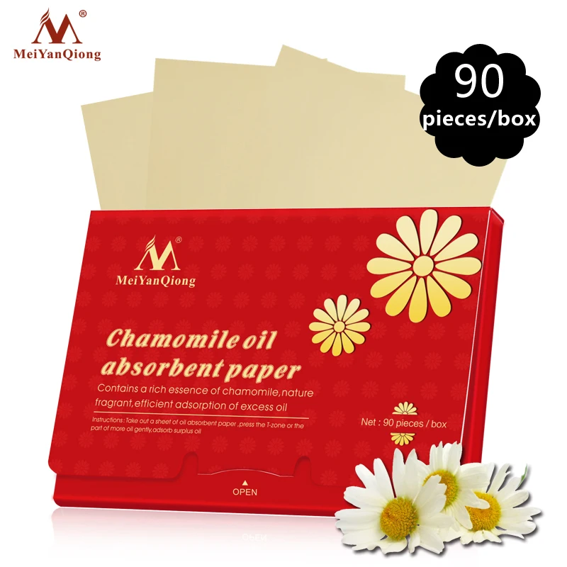 90Pcs/Set Portable Face Oil Control Facial Absorbent Paper Blotting Sheet Clean Film Makeup Tool | Красота и здоровье