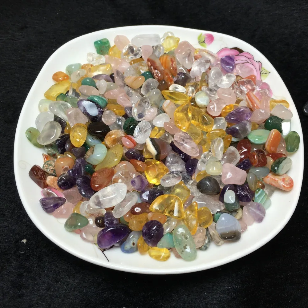 50 г AAAA + Природный смешанный цвет кварц полированная кристалл гравий образца Crystal