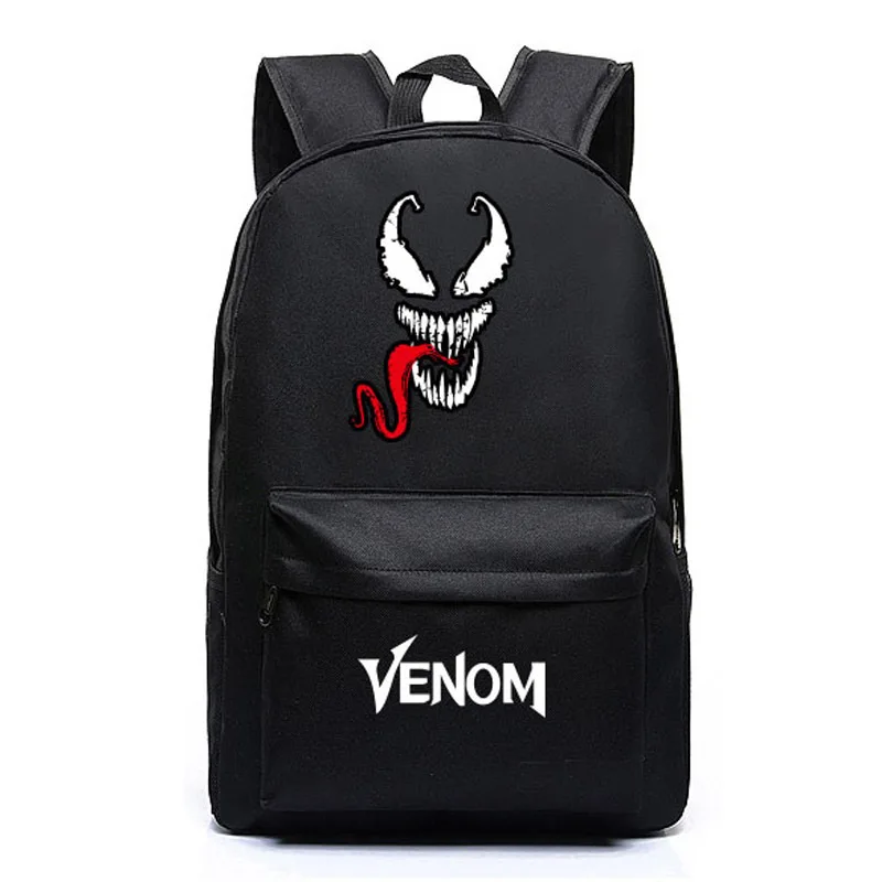 Style2 black Supervillain Venom рюкзаки школьные сумки для детей подростков на плечо дорожные сумки для ноутбуков Новинка - Цвет: Style2 black