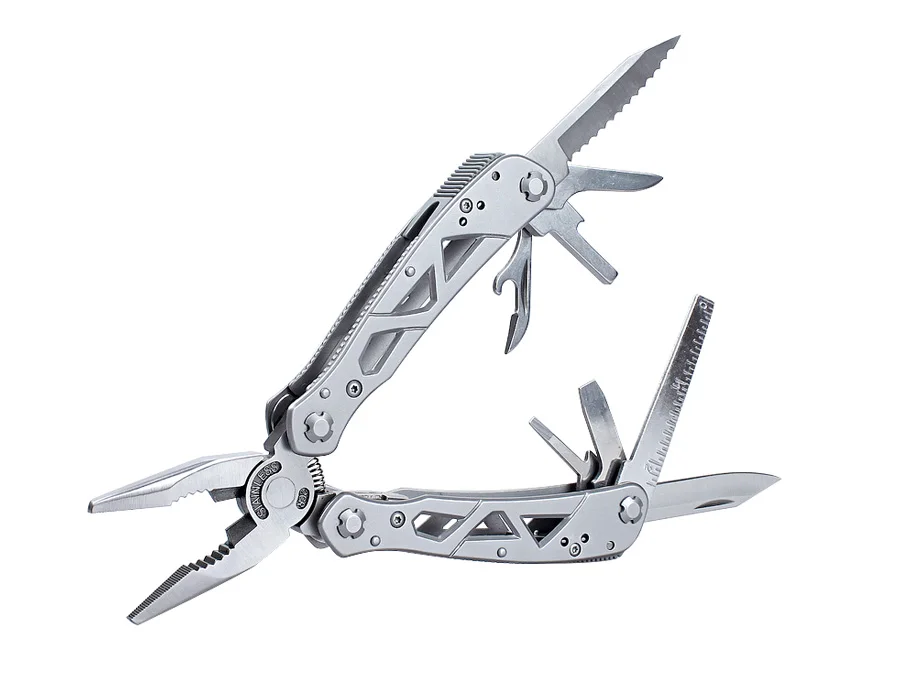 Ganzo G112 EDC 440C мультиинструменты Многофункциональные ножи плоскогубцы складные EDC инструменты для кемпинга многофункциональные складные плоскогубцы отвертка Биты сумка