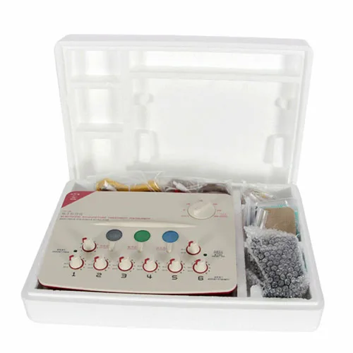 Original foam box CFDA 6 Выход канала 110-220 V десятки массажер здоровья Многофункциональный тела relax иглоукалывание стимуляция ног agujas acupuntura - Цвет: Original foam box