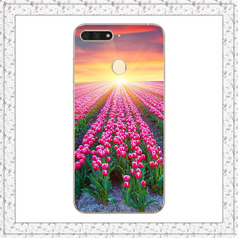 Силиконовый чехол для huawei Honor 7C 5,99 '7A pro 5,7' чехол с милым рисунком кота чехол s для huawei Honor 7 A C 7Apro Fundas Coque - Цвет: 053