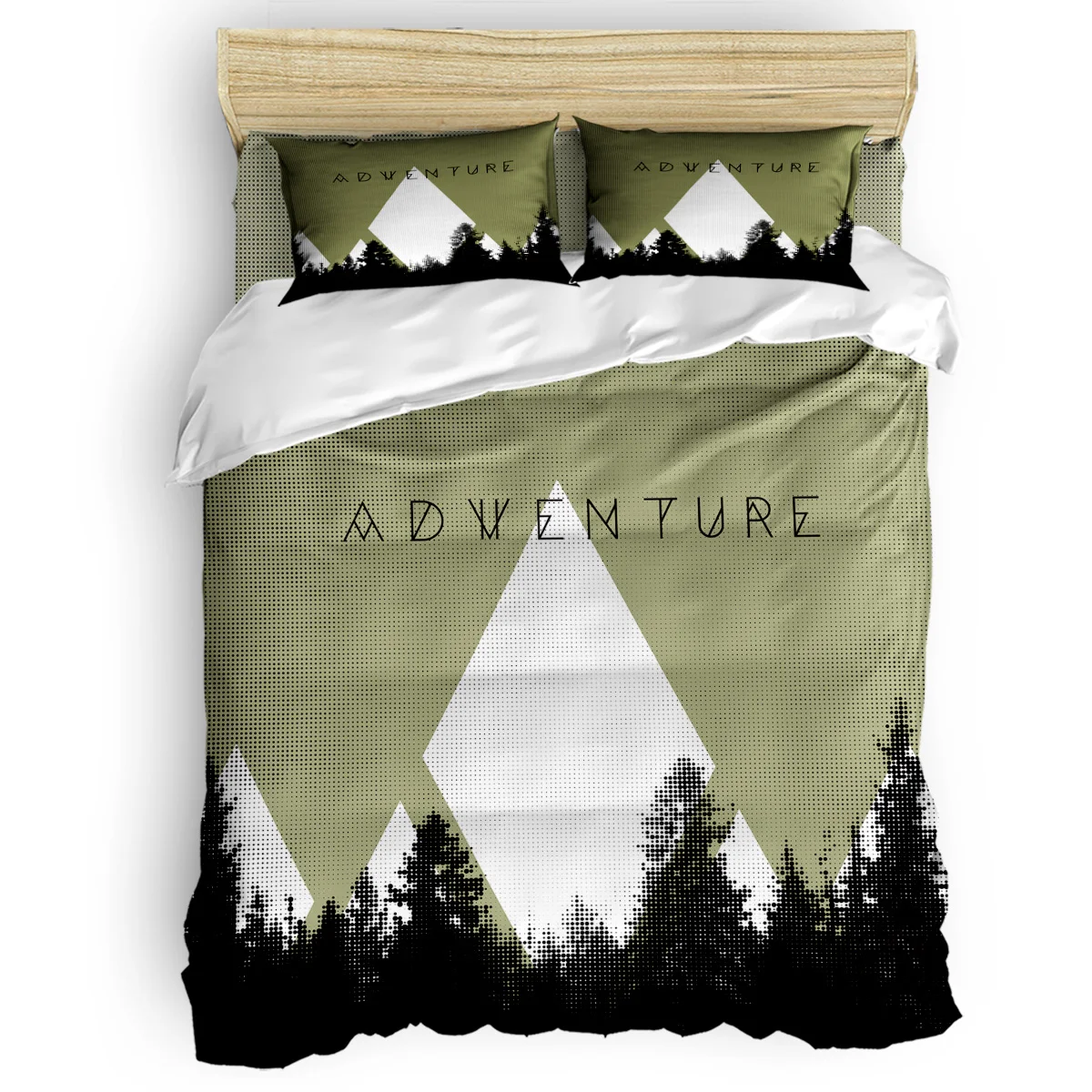 Открытый лес Джордж день рождения 4 предмет комплекты постельных