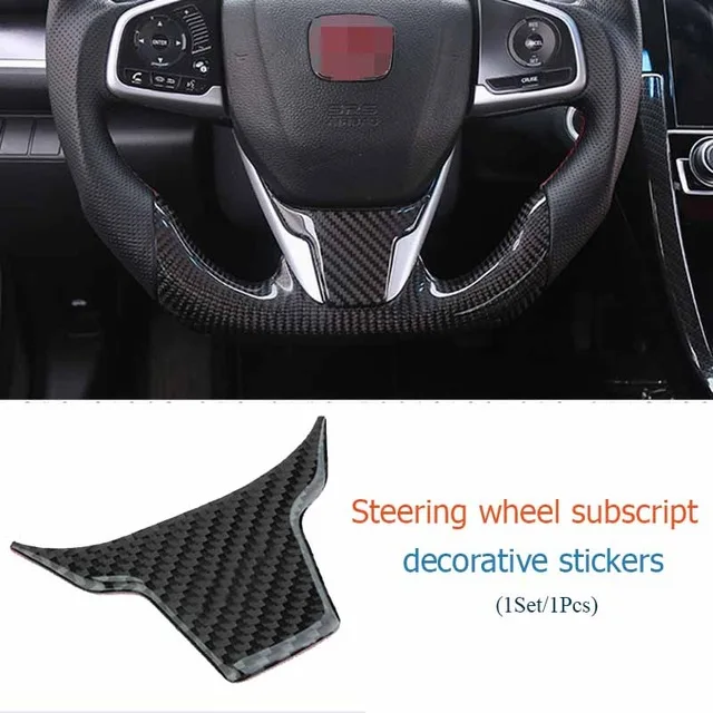 Автомобильный Стайлинг 3D наклейки из углеродного волокна для Honda Civic 2018 2019 2016 2017 10