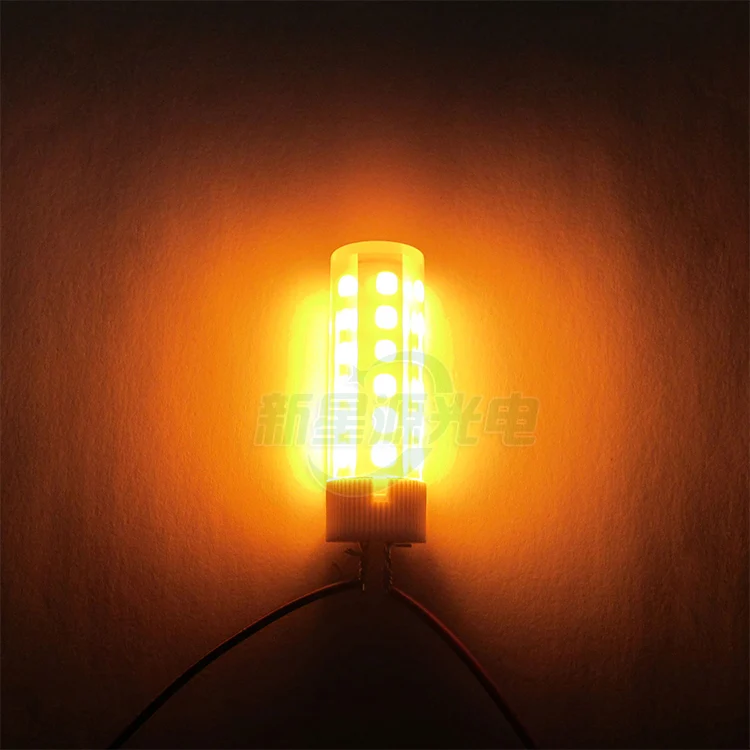 Новый светодиодный пламя G4 SMD2835 DC 12 В 1400-1600K мерцающее эмуляция огня 36