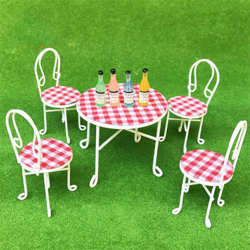 Сомнения K 1:12 кукольный домик миниатюрная мебель игрушка белый и красный металл в