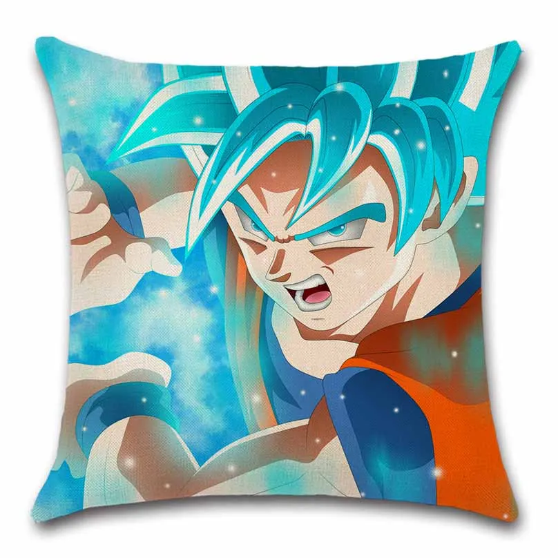Мультфильм Dragon ball Сон Гоку Чехлы вечерние декоративный стул магазин сиденья домашнее украшение для дивана дети друг подарок настоящее наволочка