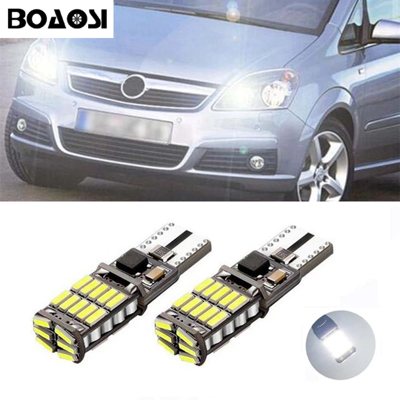 

Автомобисветодиодный светодиодсветильник лампа BOAOSI, 2 шт., w5w, 4014SMD, для автомобилей Opel Zafira, A, B, Vauxhall, Zafira, Corsa, C, Cambo, D, Vauxhall, Corsa 3