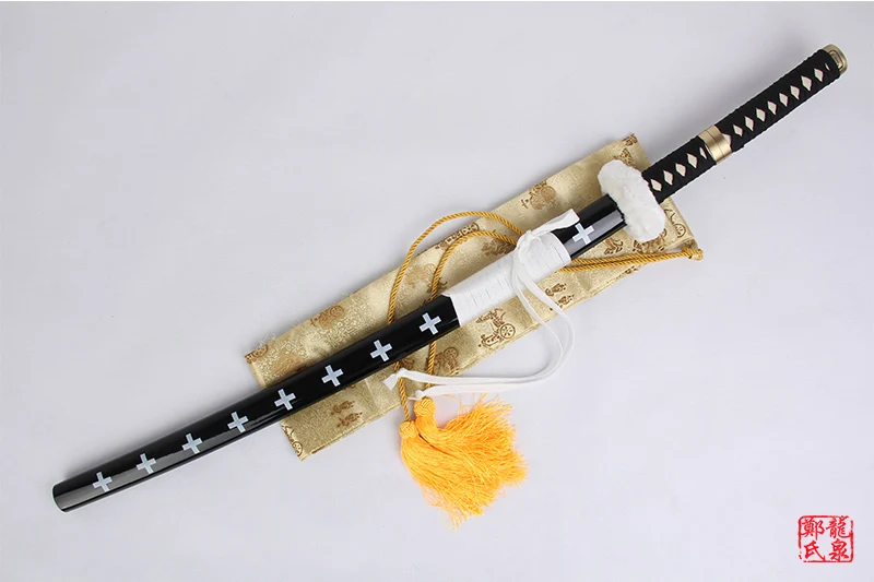 Real steel Surgeon of Death Katana swords decoration prop red/white for Anime One Piece Cosplay Trafalgar D. Water Law's Sword