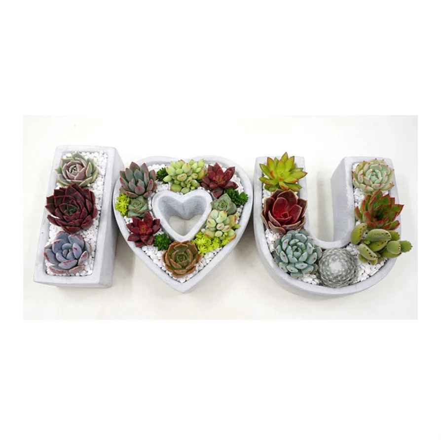 

IOVE Garden Decoration Craft Pot Mold concrete flowerpot silicone mold Handmade Desktop Ornament Display Vase Mould