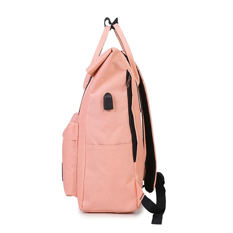 Модный женский рюкзак для девочек с USB зарядкой нейлоновые дорожные рюкзаки - Фото №1