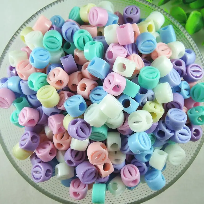 Акриловые бусины россыпью в форме губ 10 х10х7 мм отверстие: 4 разные цвета для