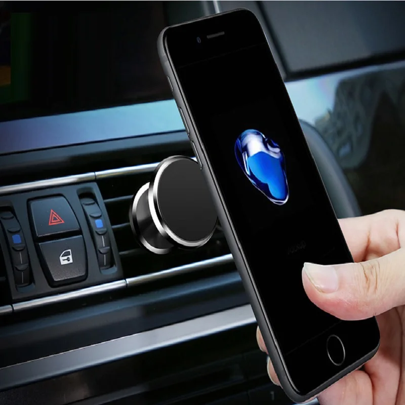 Car Phone Holder Magnetic Air Vent Mount Mobile Smartphone Stand Magnet Support Cell Cellphone Telephone Desk in GPS | Мобильные