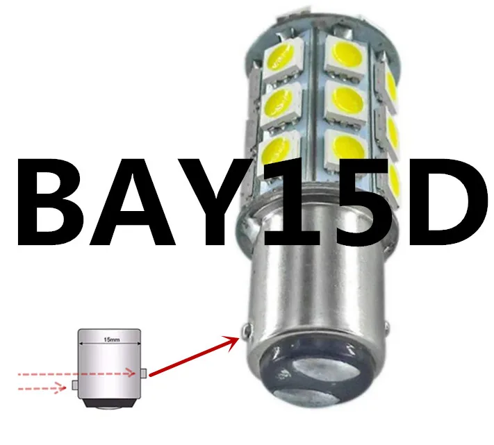 BAY15D Всегда яркий 1156 Strobe задние светильник 1157 24v Реверсивный светильник BAY15D 24V сигнал поворота BA15S BAY15D Strobe тормозной светильник 1157 27SMD - Испускаемый цвет: BAY15D