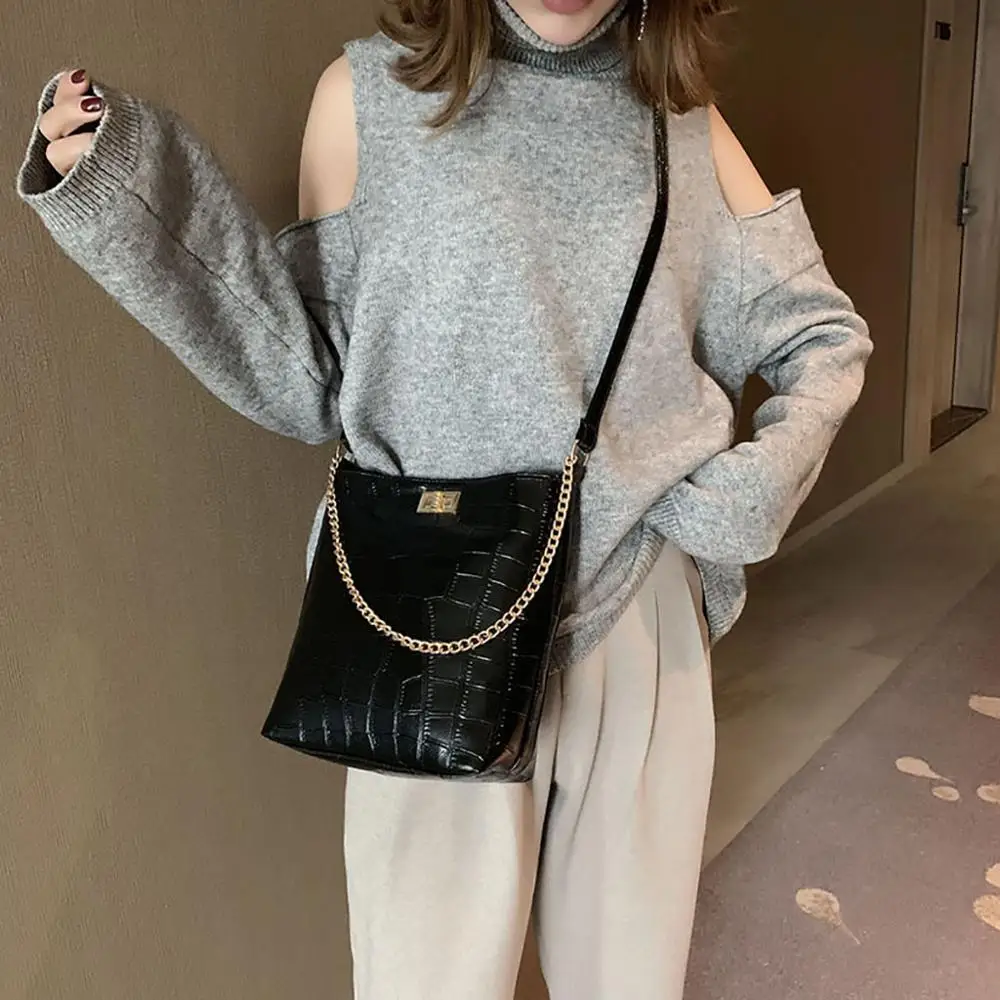 Сумка для женщин 2020 сумки с каменным узором цепи винтажная сумка через плечо