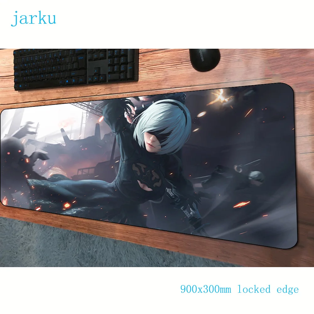 Коврик для мыши nier 900x300 мм коврики аниме компьютерный Для Мыши игровые аксессуары