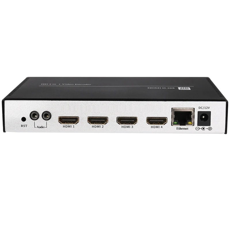 4 канала совместимому с HDMI H.265 / H264 AVC в 1 MEPG потоковый кодировщик IPTV|hdmi h.264 encoder|encoder