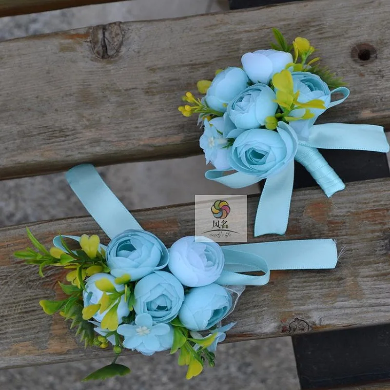 2 шт. бутоньерки-бутоньерки брошь искусственный микс разные цвета корсаж