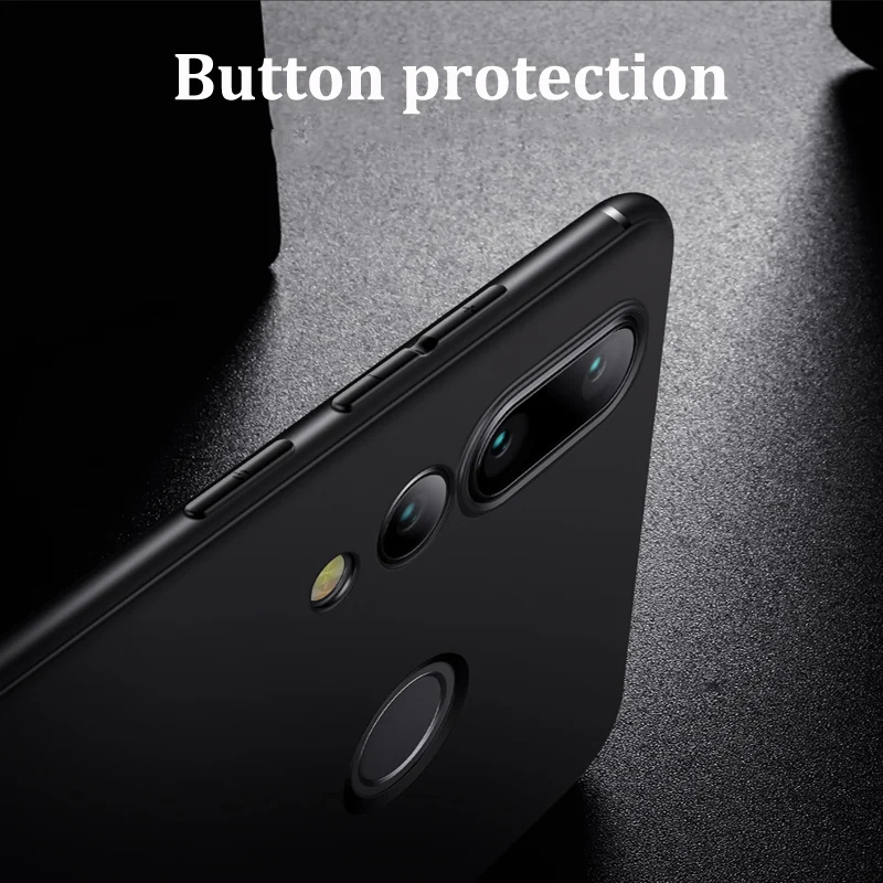 Film For Lenovo Z5S HD Screen protective tempered glass film + 1PCS Case Soft Back cover L78071 phone case shell | Мобильные