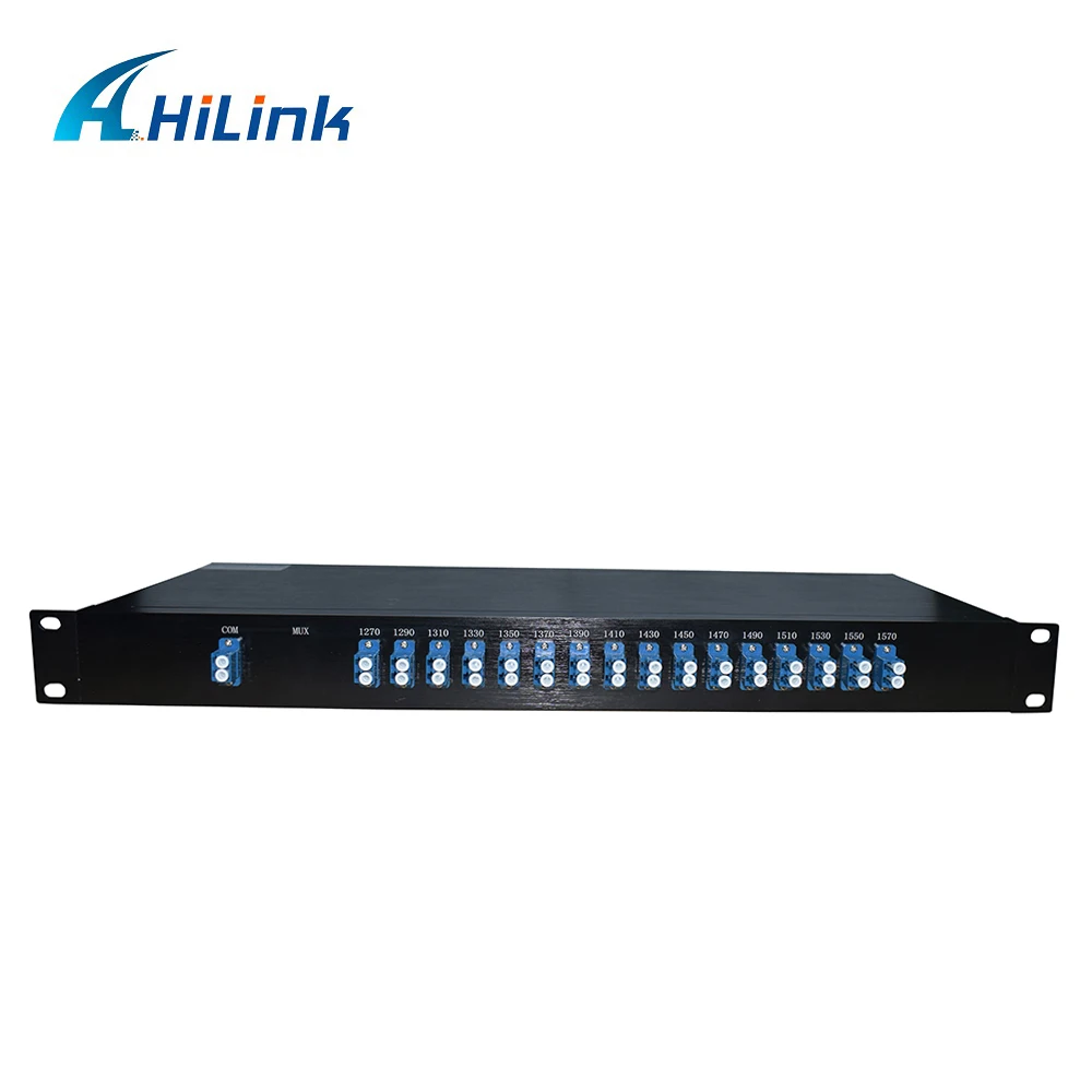 Бесплатная доставка от DHL! Одноволоконный LC/UPC 1270nm 1570nm 16CH CWDM Mux Demux модуль