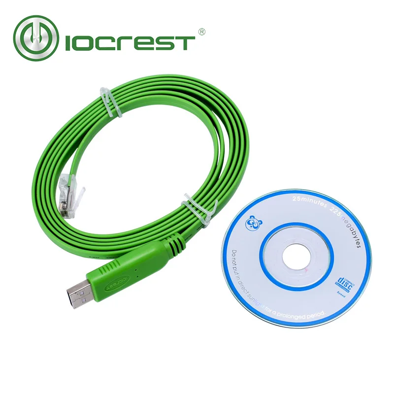 IOCREST 1 8 м длина сетевые роутеры USB Rs232 Rj45 консольный кабель для маршрутизатора Cisco
