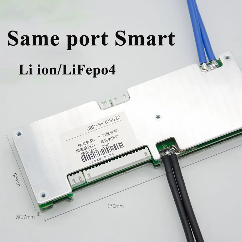 16S 48v 30/40/50A/60A BMS с функцией управления приложением используемой для