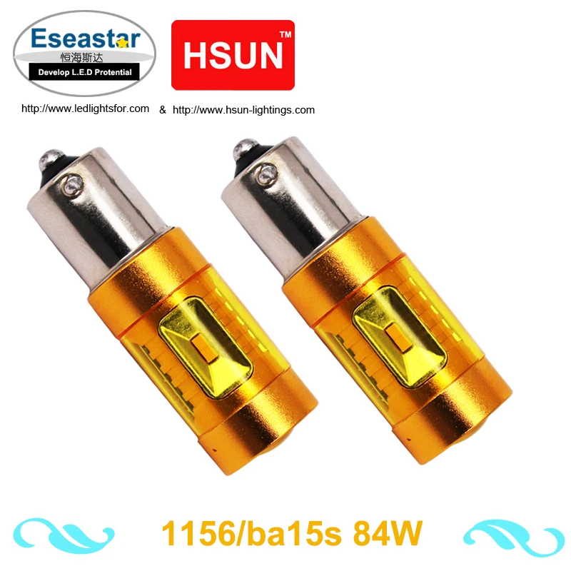 Eseastar 2 шт. высокомощный светодиодный поворотный свет светильник BAU15S 3156 3157 7440 7443 H4