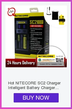 Nitecore UM2 UM4 USB QC зарядное устройство интеллектуальная схема глобальная страховка Li-Ion AA AAA 18650 14500 21700 20700 зарядное устройство