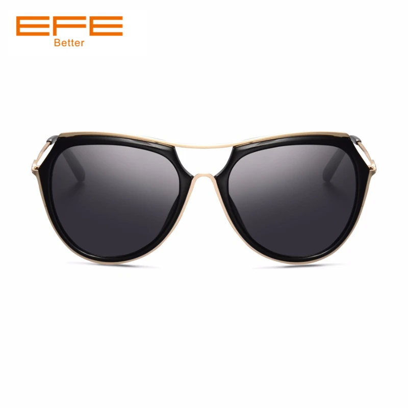 EFE трендовые женские солнцезащитные очки с зеркальными линзами UV400 брендовые