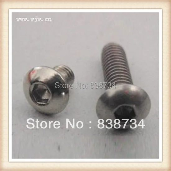 

304 stainless steel m3*10mm standard screw (100pcs/lot)