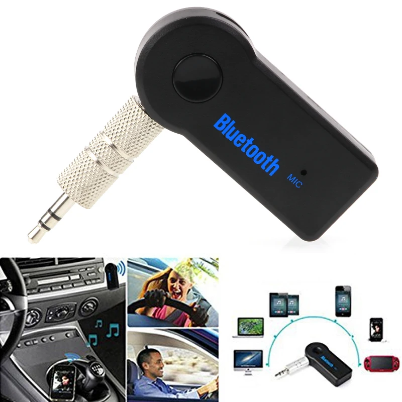 

3.5mm Car Bluetooth Receiver for Highscreen Prime L / Pure F / J / Power A2DP AUX Audio Wireless Receiver