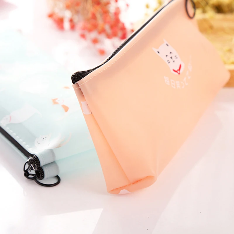 1 шт. милый мультяшный чехол для карандашей с ленивым котом большая сумка ручек из