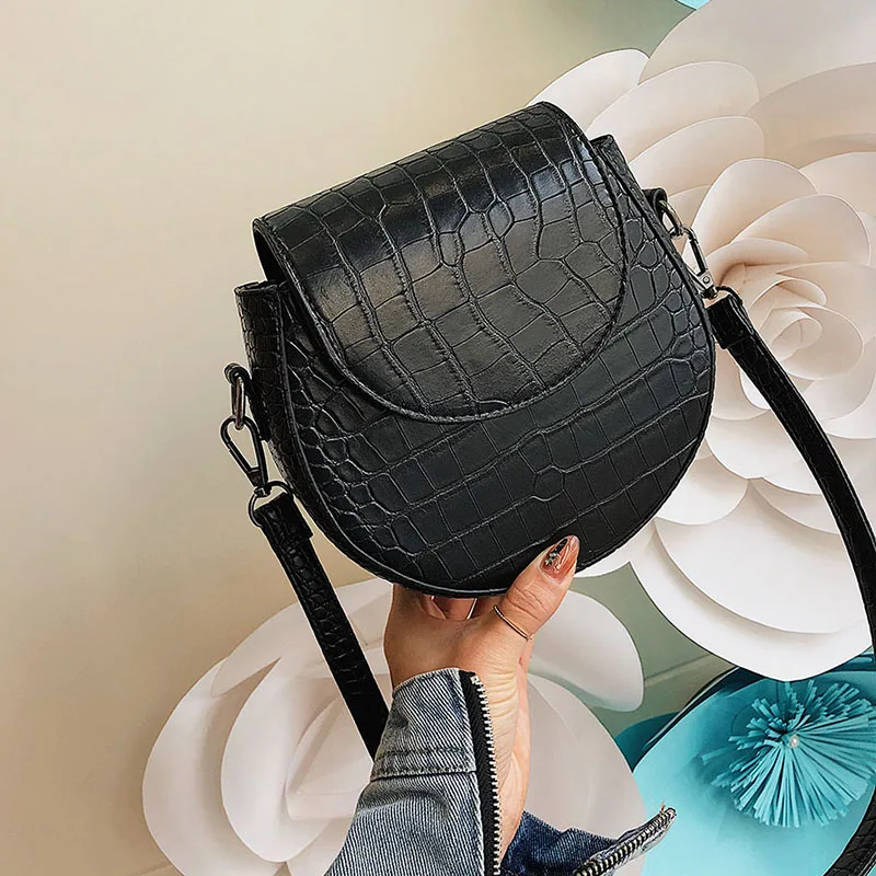 Мини-клатч для женщин 2019 круглые однотонные женские сумки с застежкой через