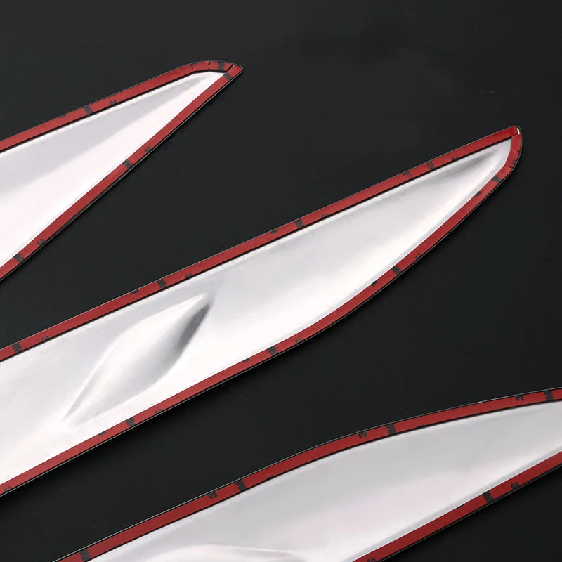 

For Toyota C-HR CHR 2016 2017 2018 Stainless Steel Side Door Car Body Molding Cover Trim 4pcs Car Styling Accessories!