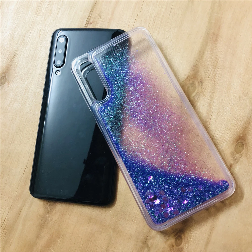 Чехол для Samsung Galaxy A50 A30 A70 A20 A10 A7 2018 A6 A8 Plus S8 S9 S10 S10e M30 M20 чехол с жидким блеском и