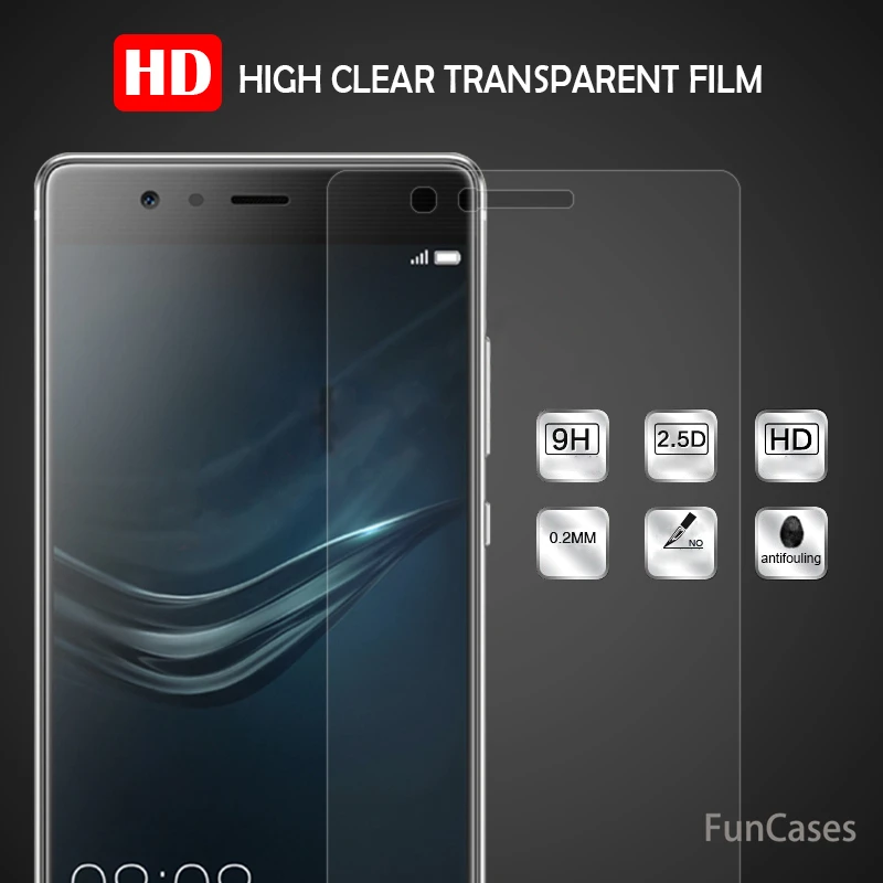 Закаленное стекло для huawei P10 Lite защита экрана 9H 2.5D Защитное телефона Huawe |