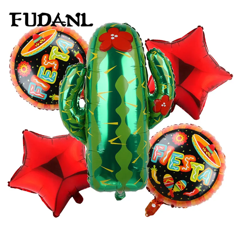 5 шт гелий авокадо тема вечерние мультфильм Алюминий Фольга воздушные шары для