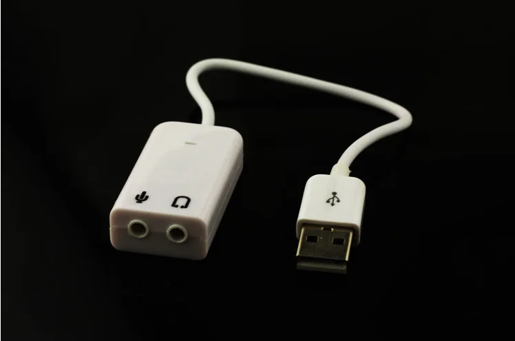 ГОРЯЧАЯ Настольных ПК Windows USB2.0 3D Virtual 7.1 Канальный Звук звуковая Карта Адаптер usb
