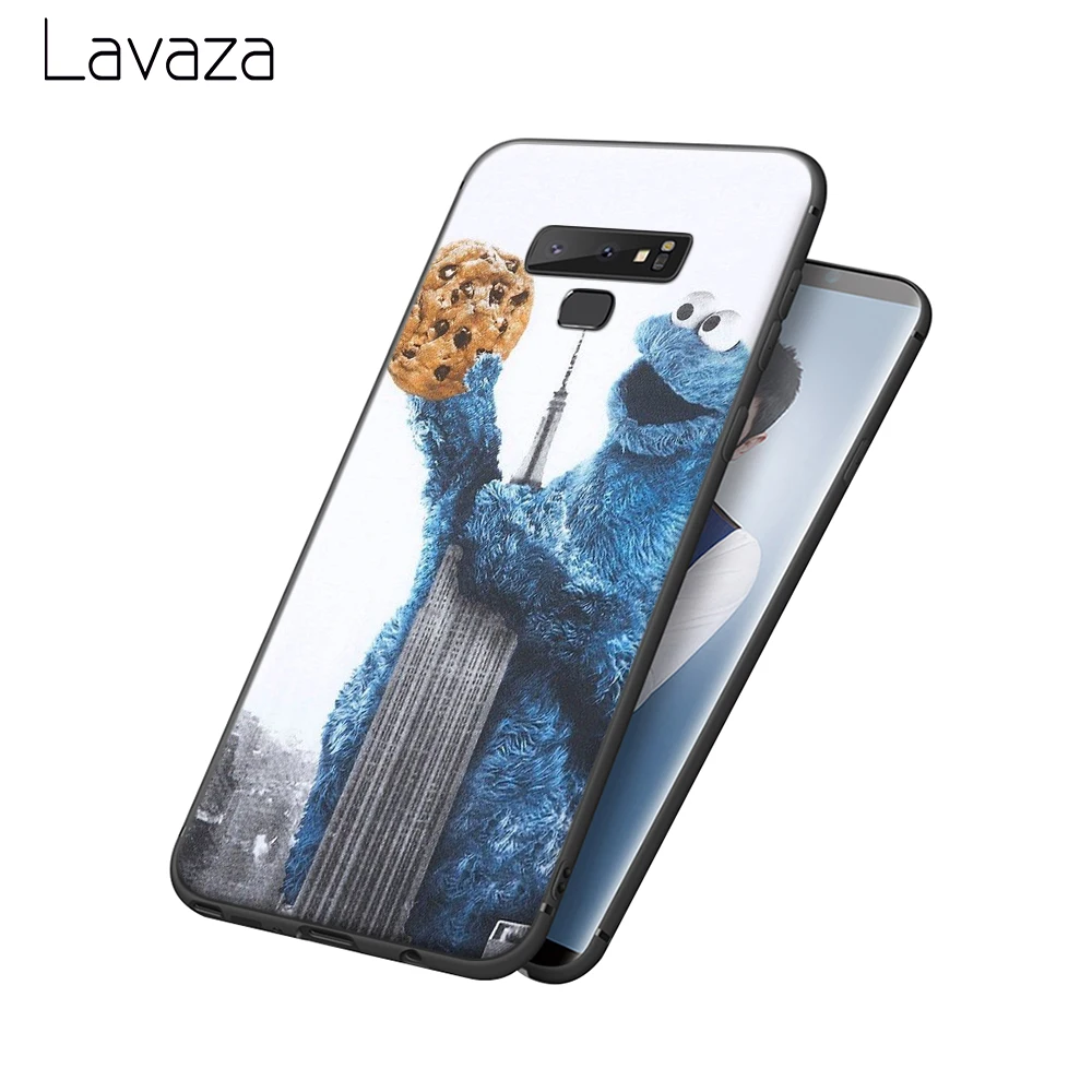 Мягкий чехол Lavaza Sesame Street для Galaxy Note 8 9 S7 edge S8 S9 S10 Plus S10e M10 20 30 |