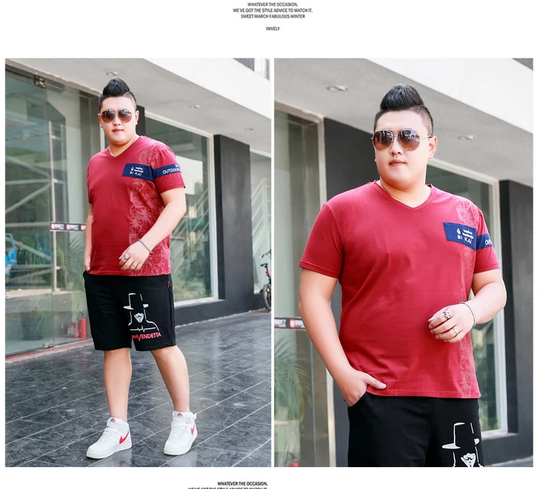 Модная мужская футболка в английском стиле 5xl 6xl 7xl Летняя Повседневная футболка для мужчин больших размеров с короткими рукавами футболка с принтом homme