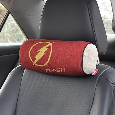 SHTZ011 Flash Мультфильм Marvel Мстители подголовник сиденья автомобиля для шеи отдыха подушки Авто твердые милые подушки набор Пены Памяти автомобилей Аксессуары - Цвет: SHTZ011 Flash