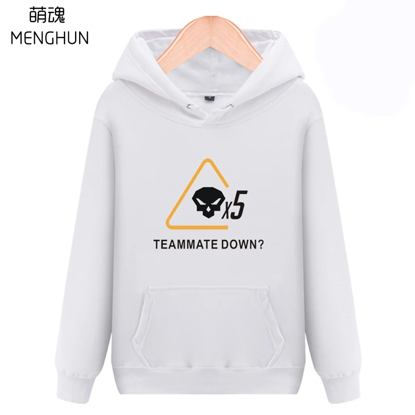 Толстовки с капюшоном OW fans пуховые толстовки Reaper зимний осенний толстый костюм