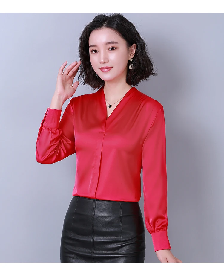 Модные блузки женские топы и блузки осенние Blusas Mujer De блузка Moda женская рубашка женские элегантные женские майки размера плюс XXXL